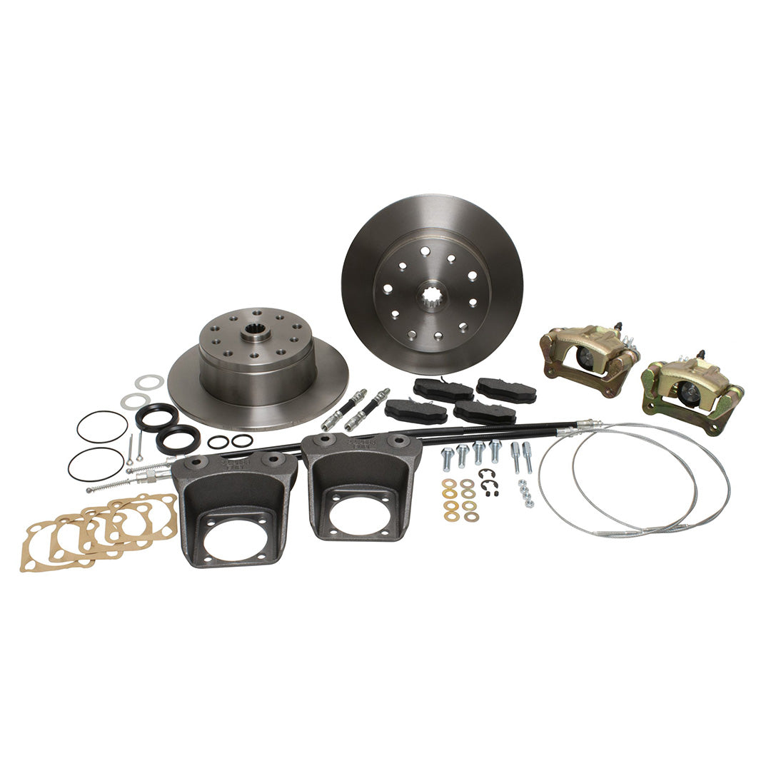 Empi 5x130/5x4.75 HD Rear Disc Brake Kit with E-brake for Swing Axle - 22-2912-F