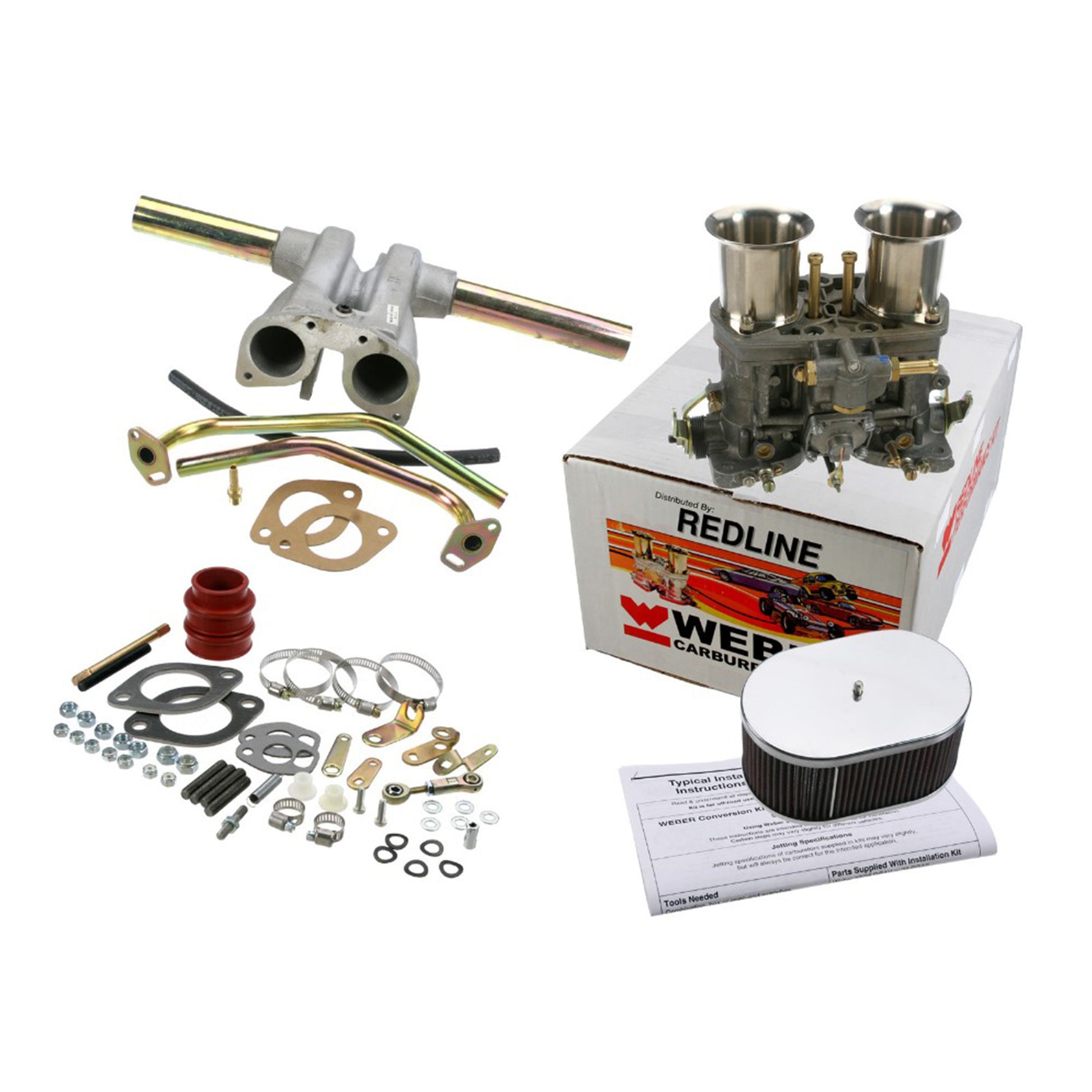 Weber K1316 Single 44 IDF Carburetor Kit for VW Beetle Dual Port