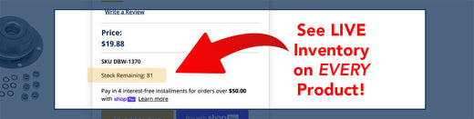 Check Our Live In-Stock Inventory Right On DuneBuggyWarehouse.com!