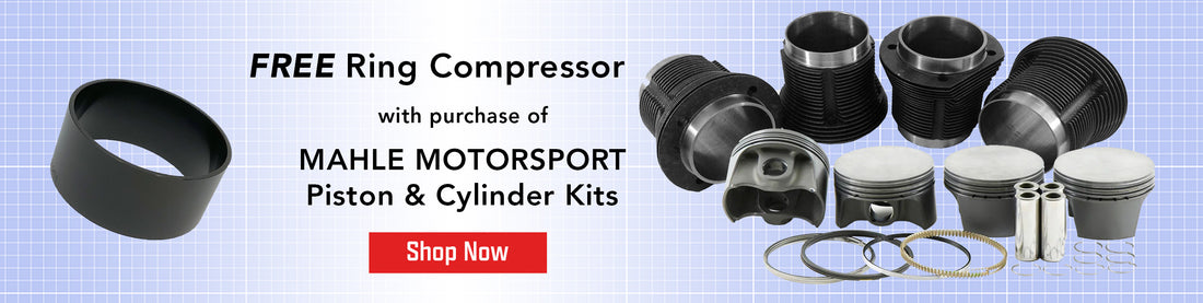 Free Ring Compressor with Mahle Motorsport Piston and Cylinder kits!