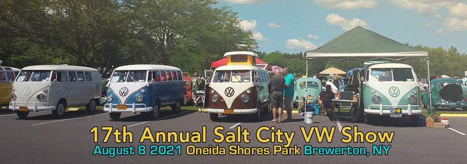 17th Annual Salt City VW Show - August 8 at Oneida Shores Park in Brewerton, NY