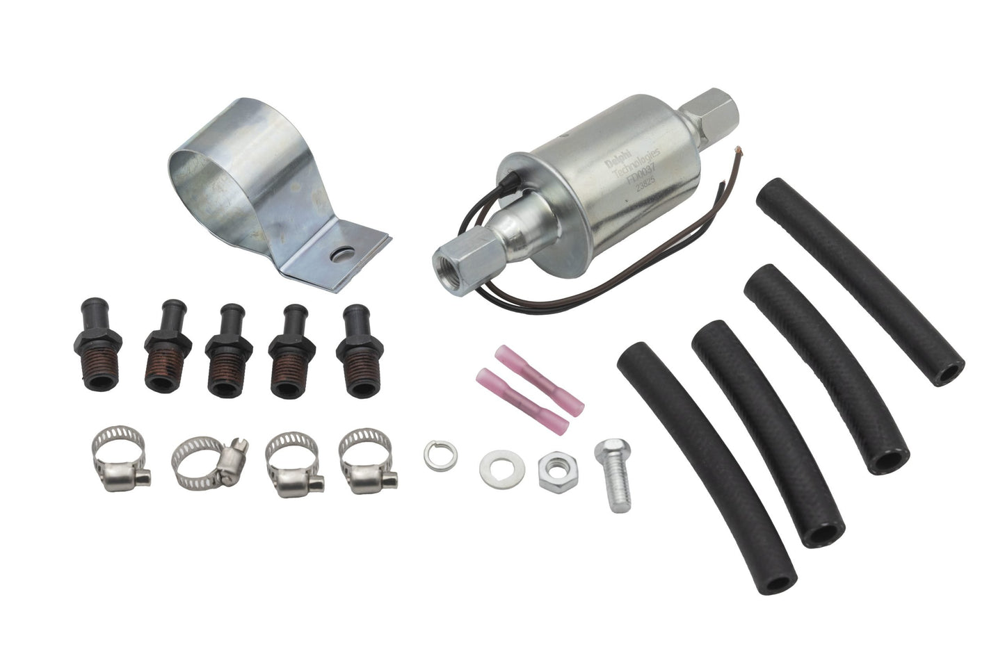 Empi 12v 15 GPH 2-4 PSI In-Line Fuel Pump with Filter - 41-2604