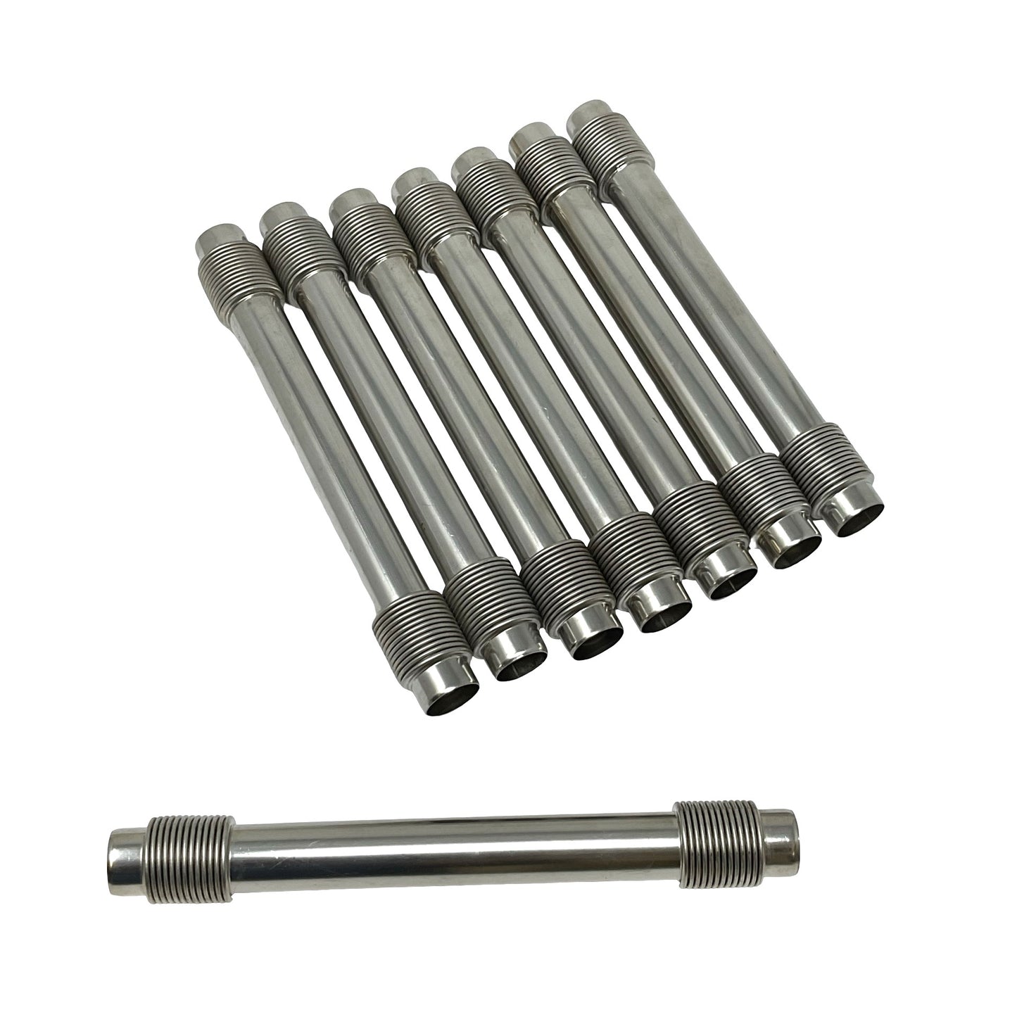 Stainless Steel Pushrod Tubes 8-Pack for Beetle Ghia Thing 311109335 1098521