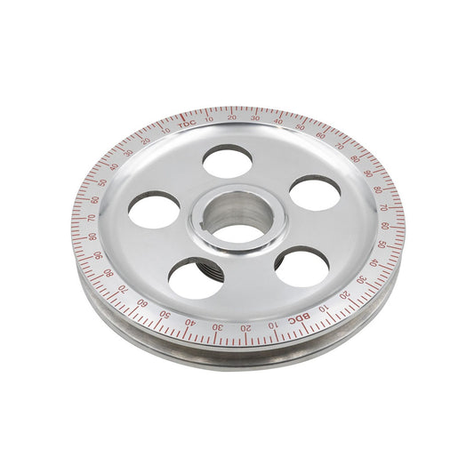 Empi Red Aluminum Crank Pulley w/Timing Marks for VW Type 1 - 8915