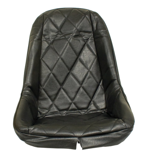 Empi Black Diamond Pattern Low Back Seat Cover - Each - 3880