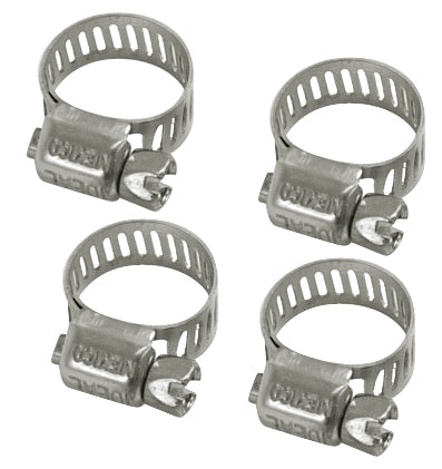 Empi 1/4 Inch Hose Clamps - Set of 4 - 9224
