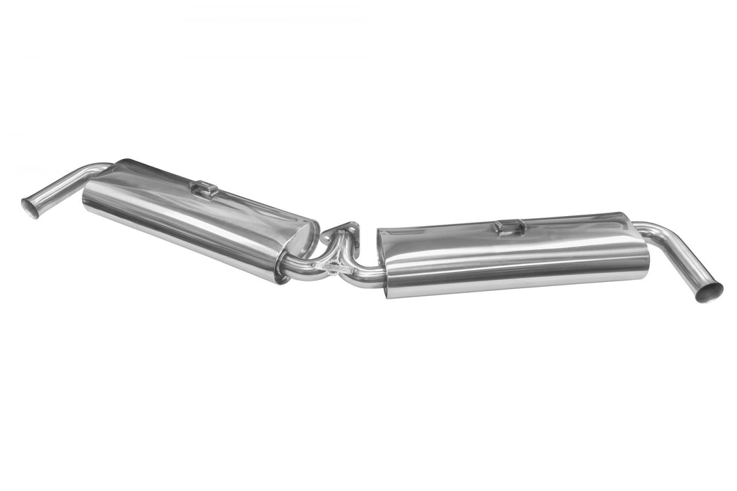 BugPack Stainless Dual Quiet Pack Muffler - B2-5440-S