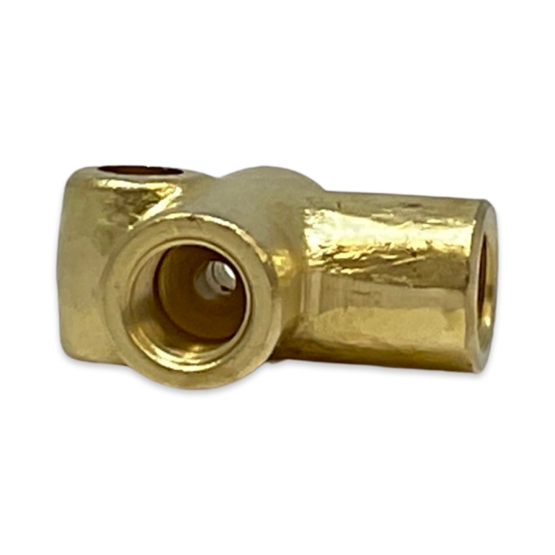 M10-1.0 Brass Brake Line Tee OE Style Rear Left - 803611755