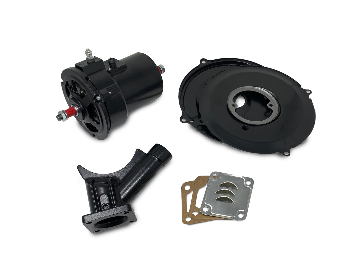 Black Alternator Kit 12v 60 Amp for 1960-79 VW Beetle Ghia - 8265