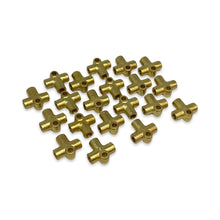 Load image into Gallery viewer, M10-1.0 Brass Brake Line Tee OE Style Rear Left - 803611755
