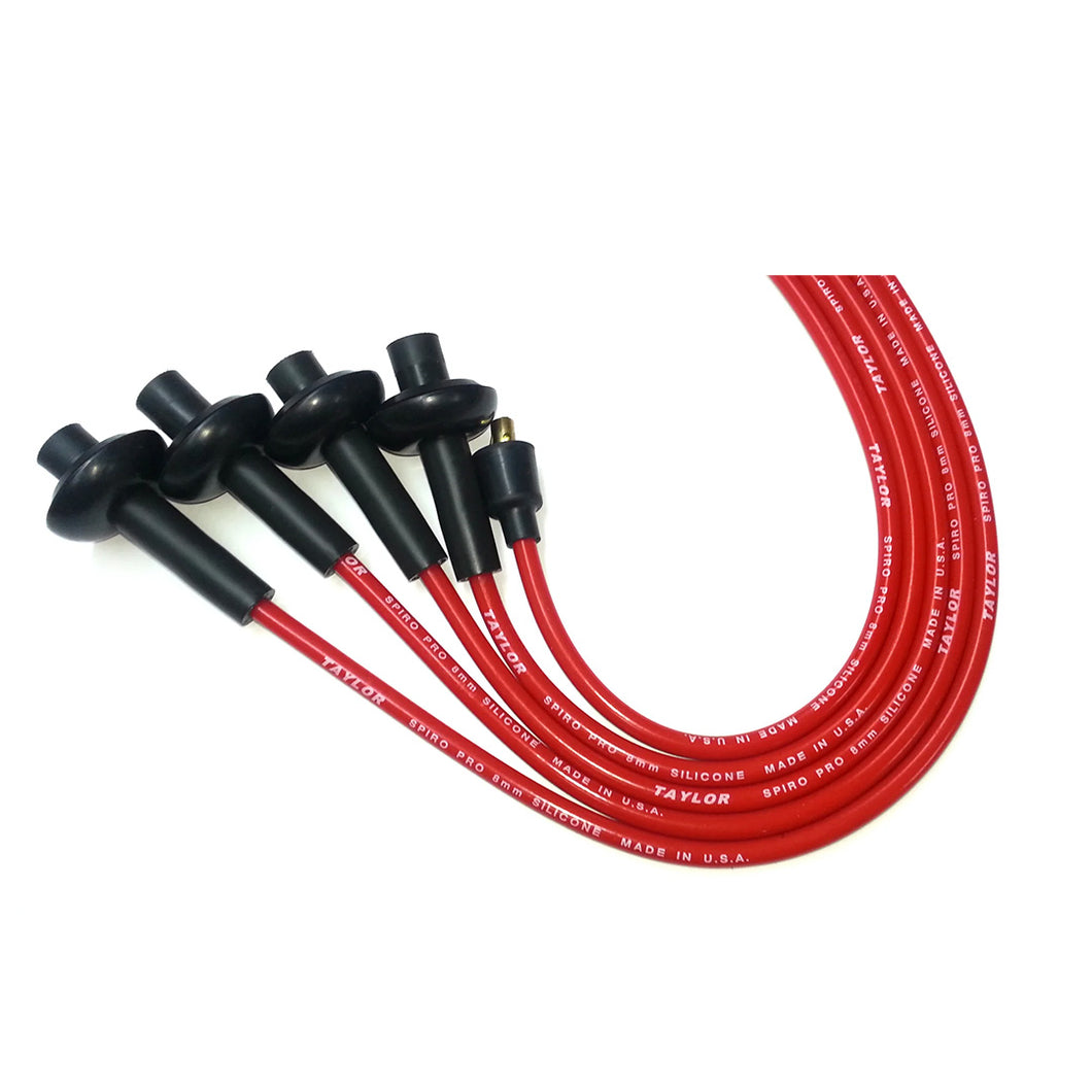 Taylor Red 8mm Spiro-Pro Silicone Spark Plug Wires for VW Type 1 - AC998034B