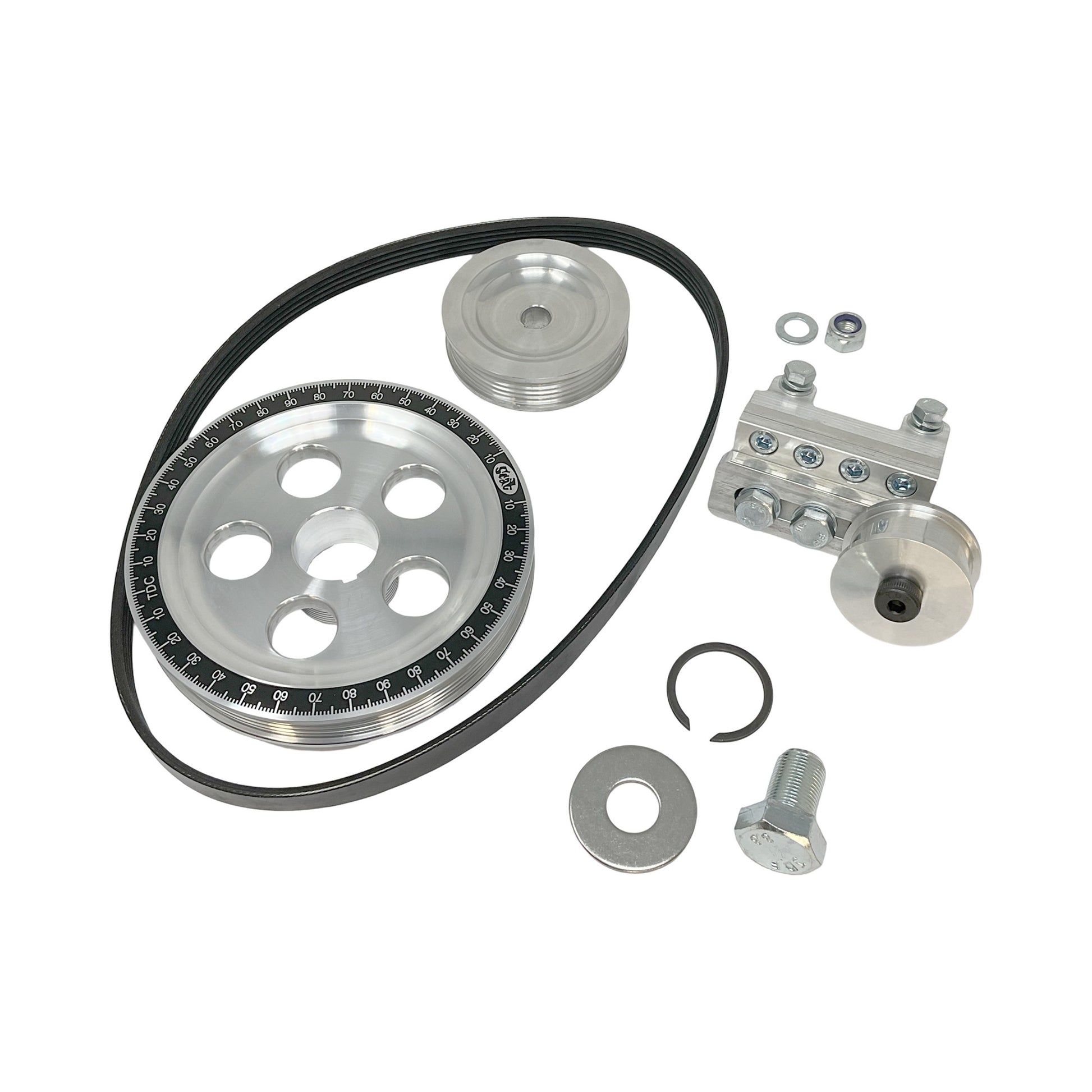 Scat Billet Serpentine Degree Pulley Kit for VW Type 1 - 80316