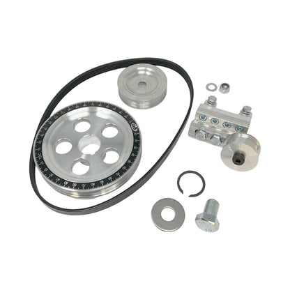 Scat Billet Serpentine Degree Pulley Kit for VW Type 1 - 80316