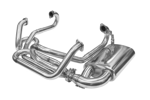 Empi 1-5/8in Stainless Sideflow Exhaust System for Type 1 Beetle - 00-3769-0