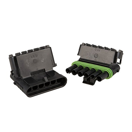 K4 Switches 6 Circuit Weather Pak Plug Housing Weather Resistant - 22126