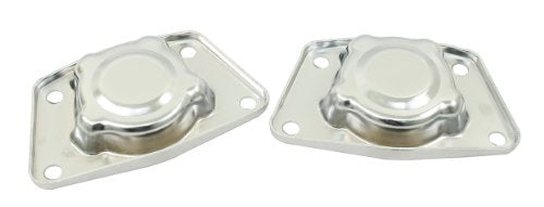 Empi Swing Axle Chrome Spring Plate Torsion Caps for VW Type 1 - Pair - 9545