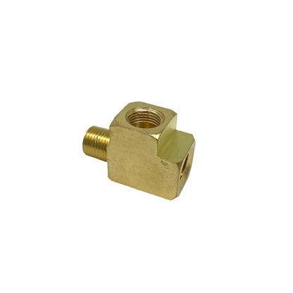 Brass Tee Adapter 1/8 NPT Thread for Gauges and Senders - Each 9205