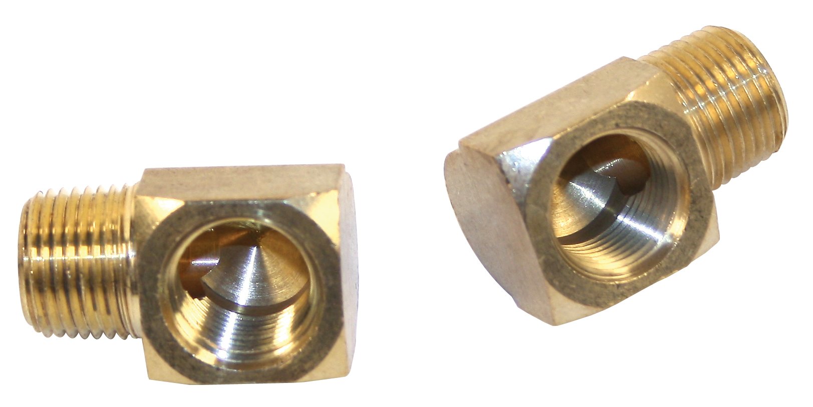 90 Degree 3/8 Inch NPT to 3/8 Inch NPT Fitting Each