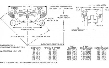 Wilwood Dynalite Four Piston Brake Caliper - Each - 120-6818