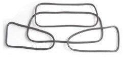 Cal Look Window Seals for 1953-57 Oval Window Beetle Sedan 4 Piece - 113898121A