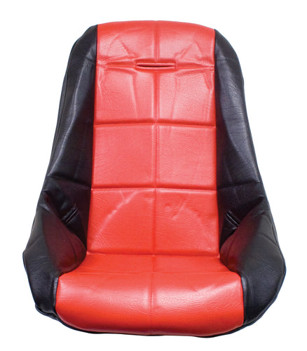 Empi Black and Red Seat Cover for Low Back 62-2400 Poly Seat - Each 62-2410-0