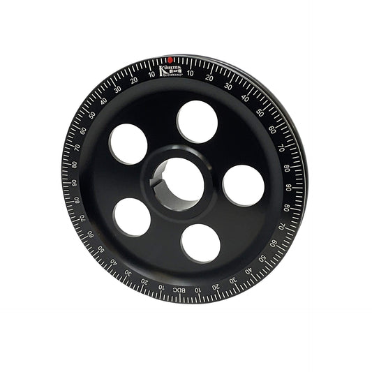Kuhltek Red Dot Black Crankshaft Pulley for 1950-79 Beetle - AC105453B