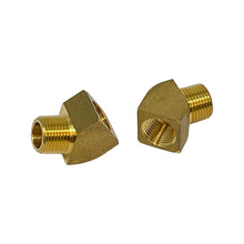 Load image into Gallery viewer, Empi 45 Degree 3/8 Inch NPT to 3/8 Inch NPT Fittings - Pack Of 8 - 0092371
