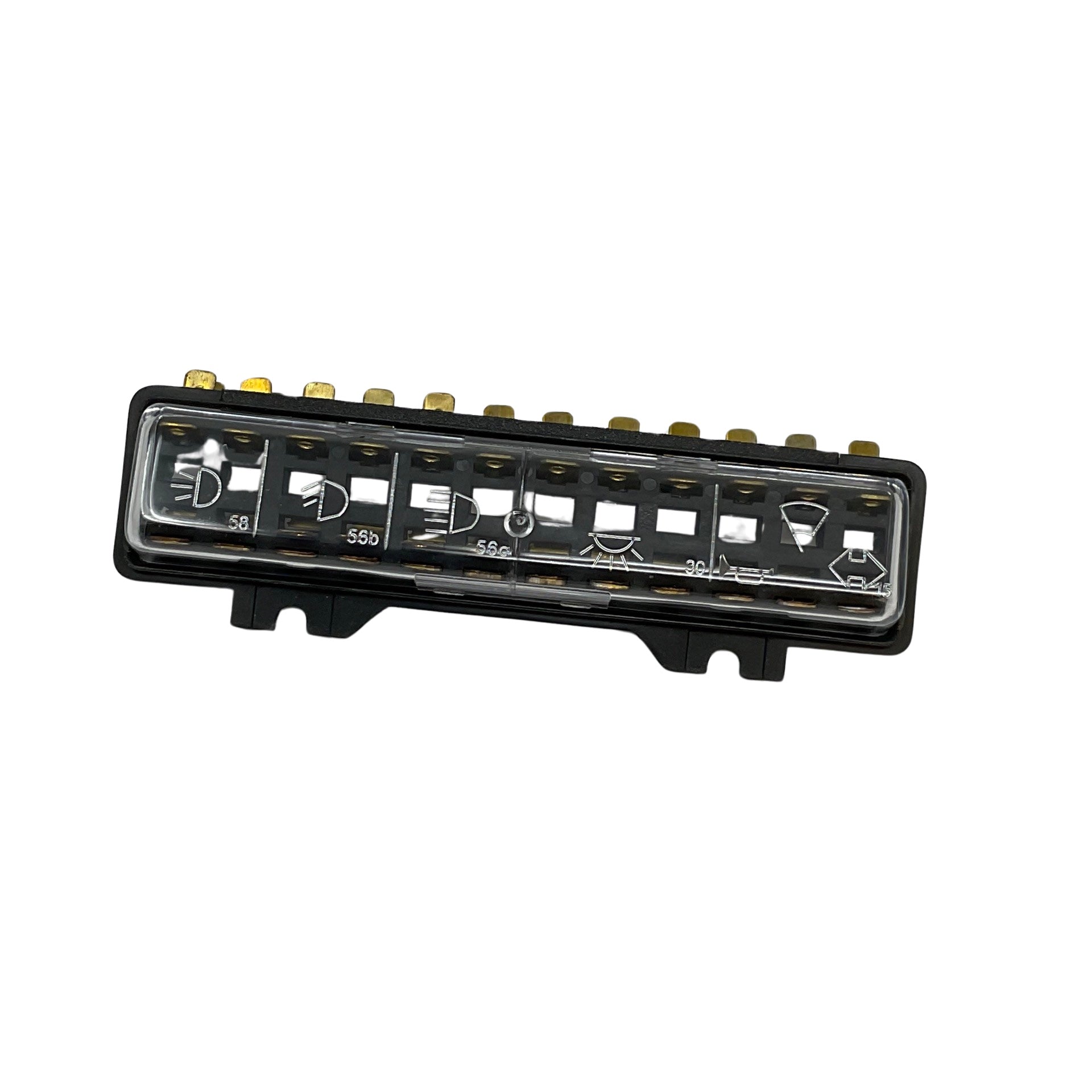 Fusebox 12 Fuse Slots w/Cover for 1971-72 VW Beetle Ghia 111937505G