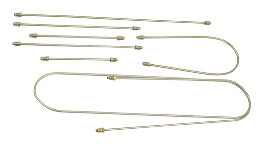 Empi Steel Brake Line Kit 8 Piece for 1969-77 standard Beetle Ghia Thing 131698700 98-6993-B