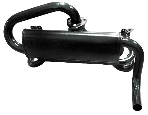 Empi 1-1/2 Inch Black Baja Exhaust with Quiet Muffler - 0033690