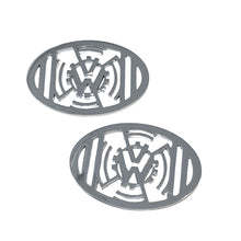 Load image into Gallery viewer, Billet Aluminum KDF Style Horn Grill Pair for 1954-67 Beetle DC853641-KDF
