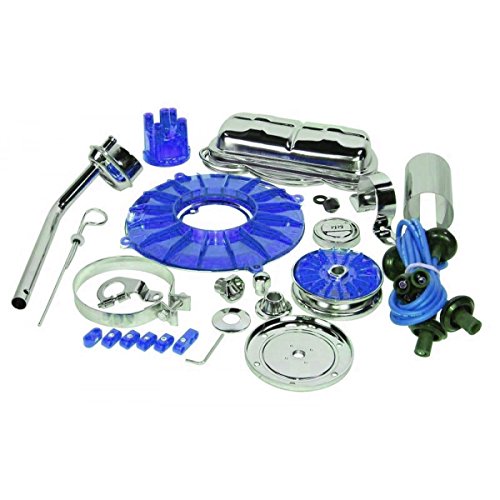 Empi Blue Deluxe Engine Chrome Dress Up Kit for VW Type 1 - 8654