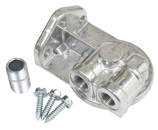 Oil Filter Mount Adapter Left Hand Ports for External Spin On Filter - 9244