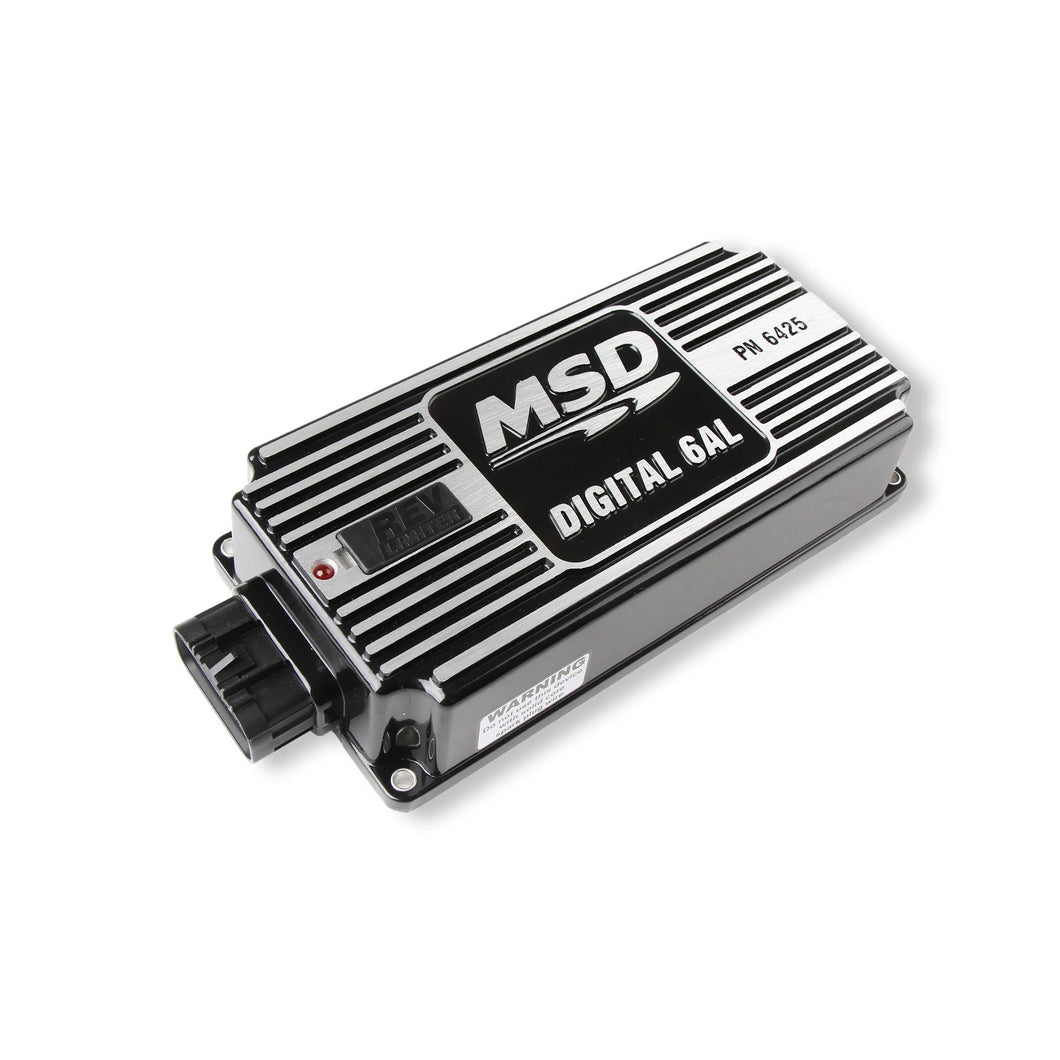 MSD Digital 6AL Black Ignition Control w/Rev Limit 64253