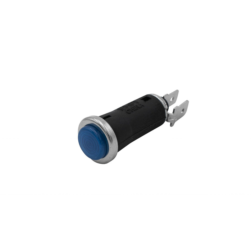 Empi Blue 12V Indicator Dash Light - Fits 1/2 Inch Hole - 9373