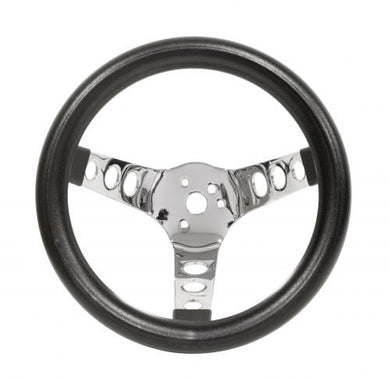 Empi 3 Spoke Steering Wheel 10 Inch Diameter 5-1/2 Inch Dish - 79-4111
