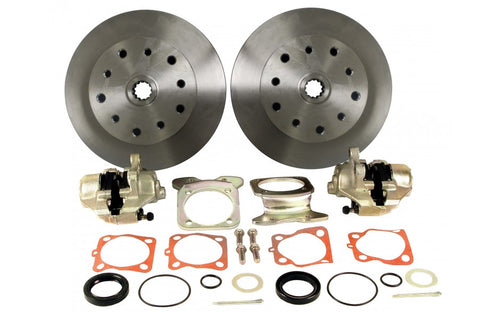Chevy 5x4.75in and Porsche 5x130mm Rear Disc Brake Kit for 1958-67 Beetle Ghia