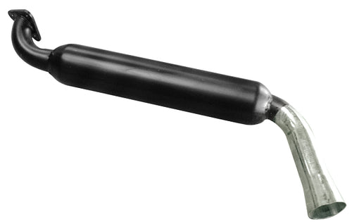 Empi Black Single Tip Glasspack Muffler with Small 3 Bolt Flange - 3663