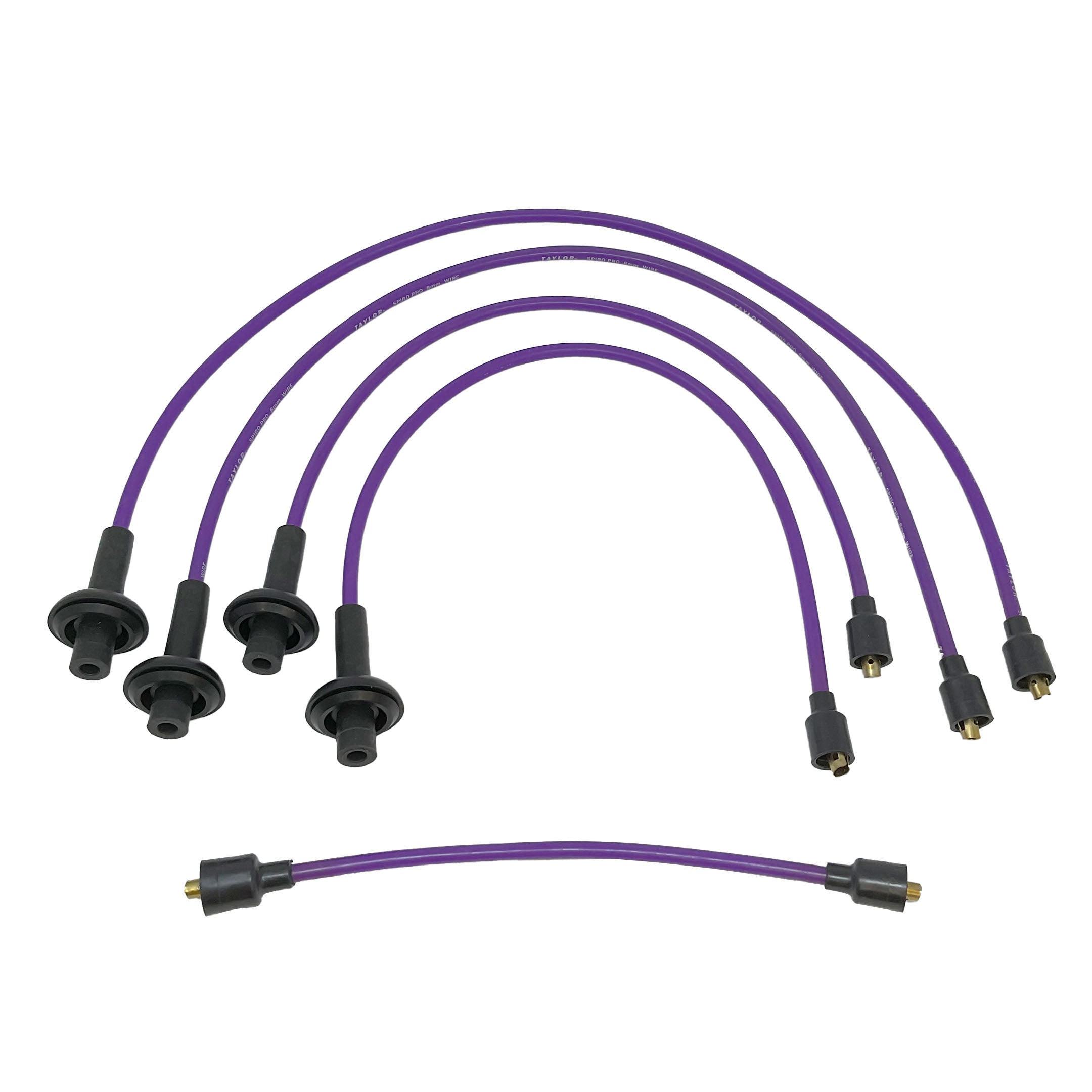 Taylor Cable 74191 Purple 8mm Spiro-Pro Spark Plug Wires for Type 1 Be ...