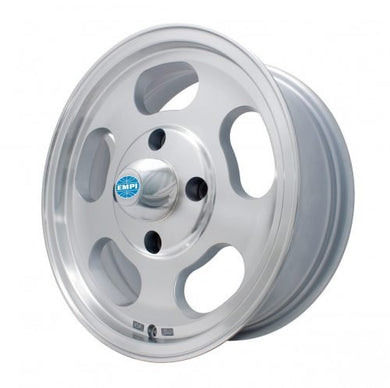 EMPI Dish Style Wheel 15 x 5.5 - 4x130 Bolt Pattern      	00-9748-0