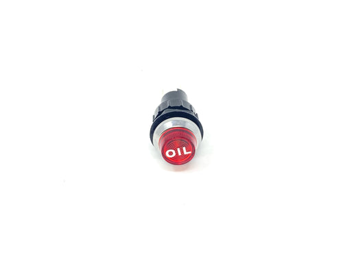 K4 Switches 3/4 Inch Red 12v Indicator Light Engraved OIL - 17-430-05