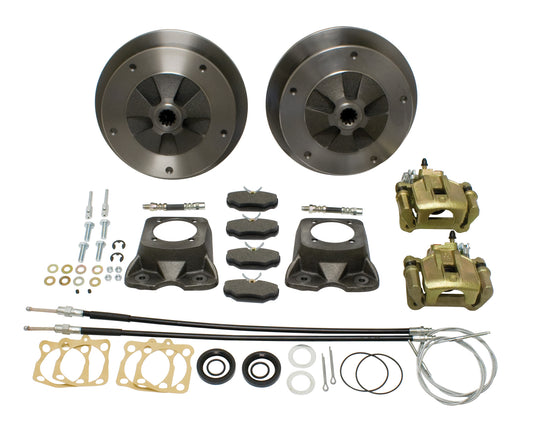 Empi HD 5x205 Zero Offset Rear Brake Kit with E-Brake for Swing Axle - 22-2905-F