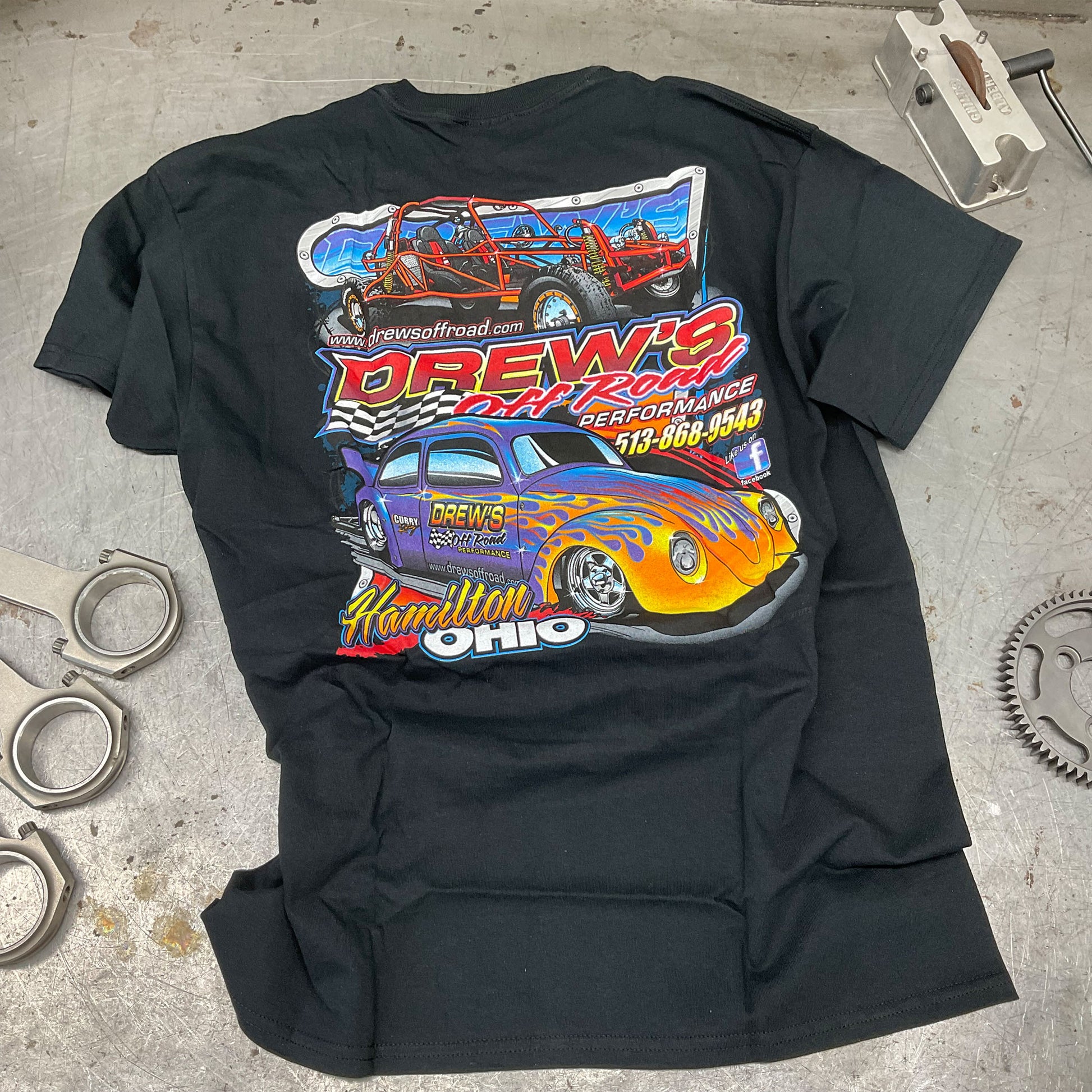 Drews Off Road Old School Buggy Shirt - Large