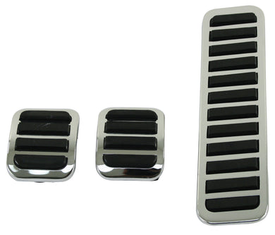 Empi Gas Brake and Clutch Pedal Covers for VW Type 1 Beetle - 4451
