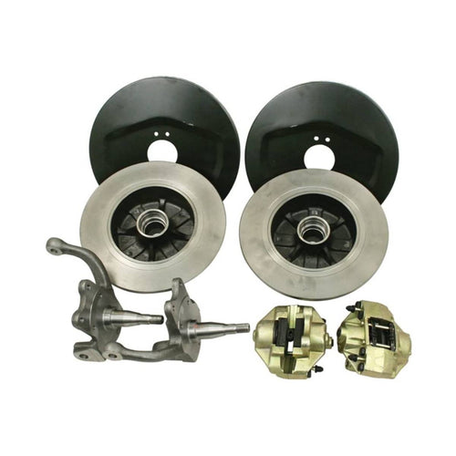 Ball Joint Disc Brake Kit - Backing Plates & Spindles 4x130