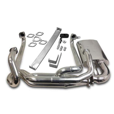 AA 1-1/2 Inch Stainless Sidewinder Exhaust for VW Type 1 - 25112SS