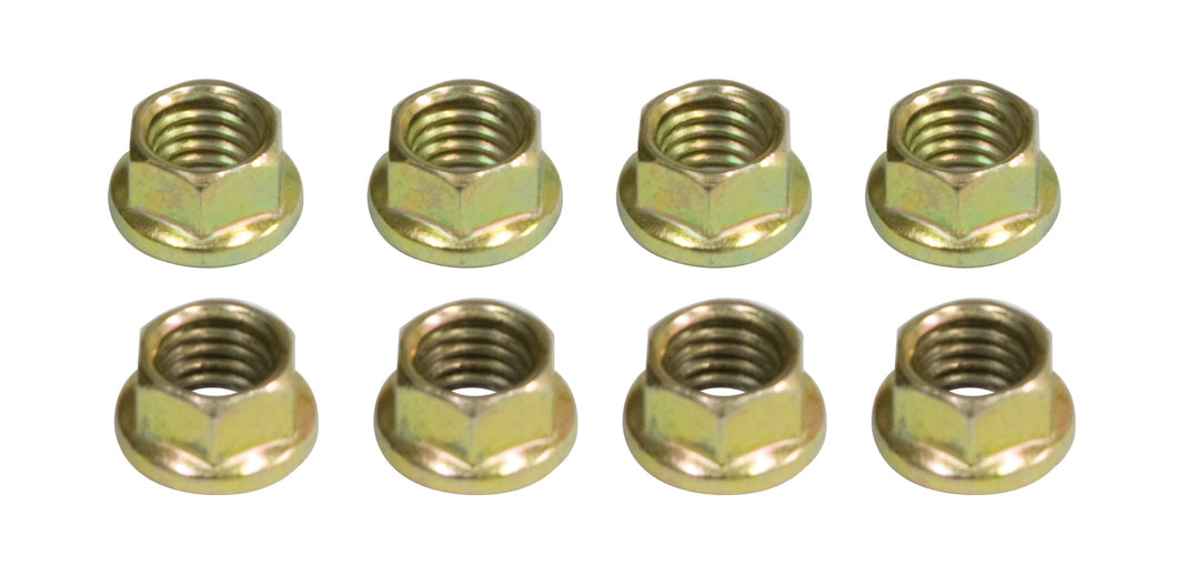 Empi 8mm-1.25 Thread 6 Point Engine Nuts - 8 Pack - 1729837