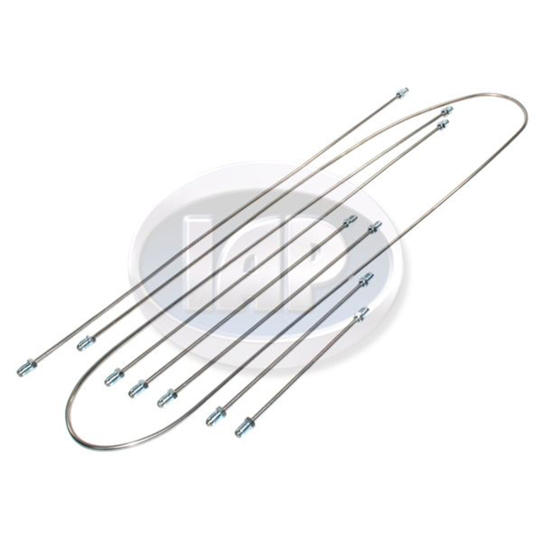 Kuhltek Stainless Brake Line Kit for 1967-68 Beetle - 113698721S