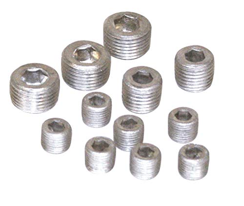 Empi Oil Galley Plug Set for Air Cooled VW Type 1 Engine - 12 Pieces - 16-9515