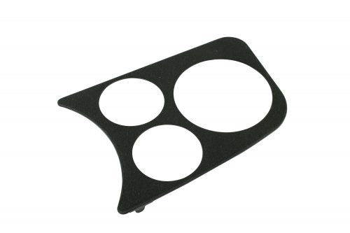 Empi Black 2 Gauge 1 Tach Panel 2-1/16 Inch and 3-1/8 Inch - 14-1003